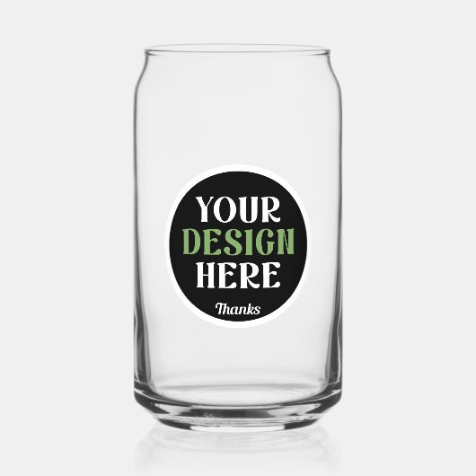aangepast, uniek, strak & minimalistisch blikvorm glas (Voorkant)