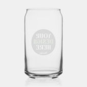 aangepast, uniek, strak & minimalistisch blikvorm glas (Achterkant)