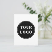 aangepast, uniek, strak & minimalistisch briefkaart (Staand voorkant)