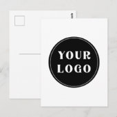 aangepast, uniek, strak & minimalistisch briefkaart (Voorkant / Achterkant)