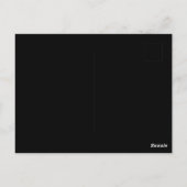 aangepast, uniek, strak & minimalistisch briefkaart (Achterkant)