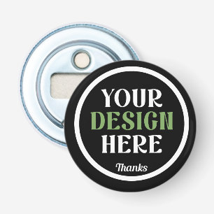 aangepast, uniek, strak & minimalistisch button flesopener