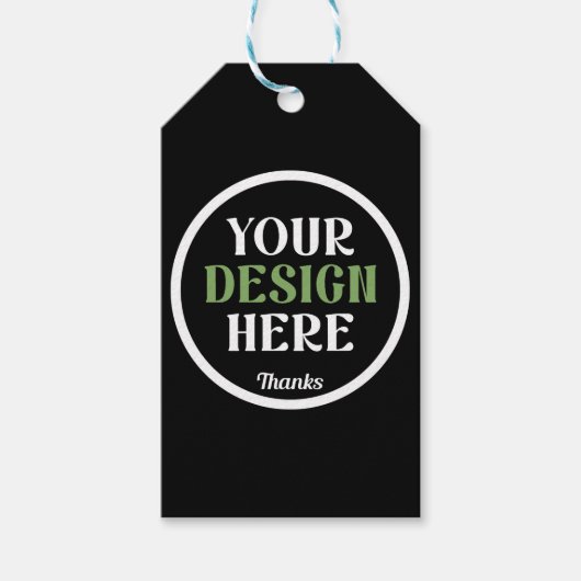 aangepast, uniek, strak & minimalistisch cadeaulabel (Voorkant)
