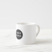 aangepast, uniek, strak & minimalistisch espresso kop (Voorkant rechts)