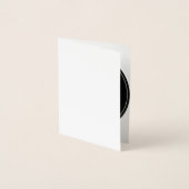 aangepast, uniek, strak & minimalistisch folie kaarten (Voorkant)