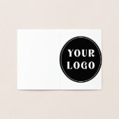 aangepast, uniek, strak & minimalistisch folie kaarten (Binnen)