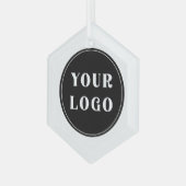 aangepast, uniek, strak & minimalistisch glas ornament (Voorkant links)