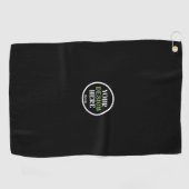 aangepast, uniek, strak & minimalistisch golfhanddoek (Horizontaal)