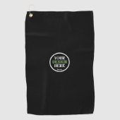 aangepast, uniek, strak & minimalistisch golfhanddoek (Voorkant)