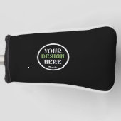 aangepast, uniek, strak & minimalistisch golfheadcover (Voorkant)