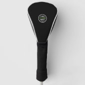 aangepast, uniek, strak & minimalistisch golfheadcover (Voorkant)