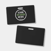 aangepast, uniek, strak & minimalistisch hershey®' badge (Voor- en achterkant)