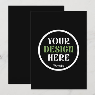 aangepast, uniek, strak & minimalistisch hershey®' bedankkaart