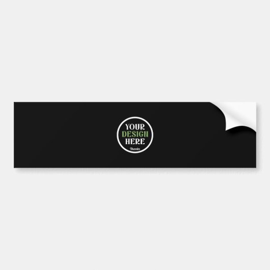 aangepast, uniek, strak & minimalistisch hershey®' bumpersticker (Voorkant)
