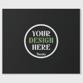 aangepast, uniek, strak & minimalistisch hershey®' cadeaupapier (Vlak)