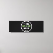aangepast, uniek, strak & minimalistisch hershey®' canvas afdruk (Voorkant)