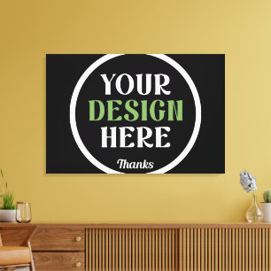 aangepast, uniek, strak & minimalistisch hershey®' canvas afdruk