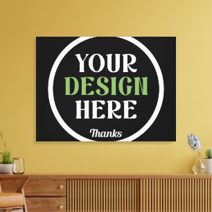 aangepast, uniek, strak & minimalistisch hershey®' canvas afdruk