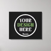 aangepast, uniek, strak & minimalistisch hershey®' canvas afdruk (Voorkant)