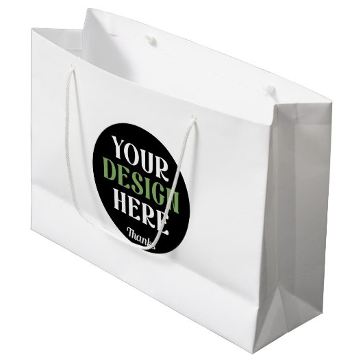 aangepast, uniek, strak & minimalistisch hershey®' groot cadeauzakje (Voorkant Gekanteld)
