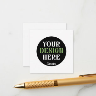 aangepast, uniek, strak & minimalistisch hershey®' informatiekaartje