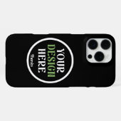 aangepast, uniek, strak & minimalistisch hershey®' iPhone hoesje (Achterkant horizontaal)
