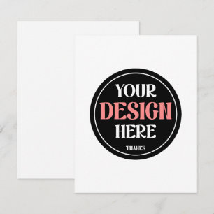 aangepast, uniek, strak & minimalistisch hershey®' kaart