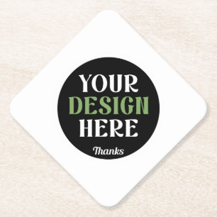 aangepast, uniek, strak & minimalistisch hershey®' kartonnen onderzetters