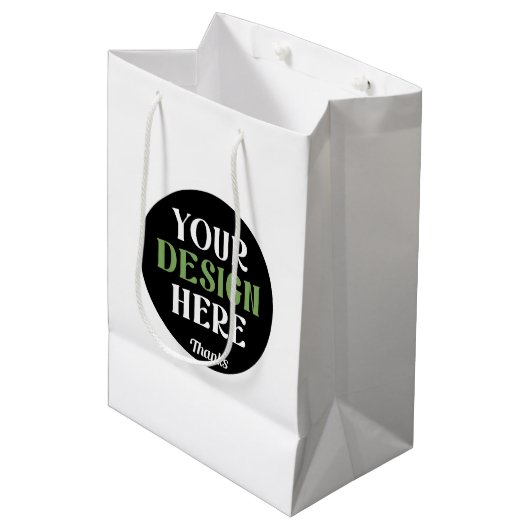 aangepast, uniek, strak & minimalistisch hershey®' medium cadeauzakje (Voorkant Gekanteld)