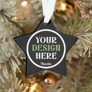 aangepast, uniek, strak & minimalistisch hershey®' ornament