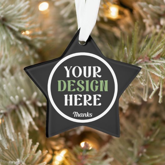 aangepast, uniek, strak & minimalistisch hershey®' ornament (Boom)