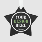 aangepast, uniek, strak & minimalistisch hershey®' ornament (voorkant)