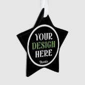 aangepast, uniek, strak & minimalistisch hershey®' ornament (voorkant)