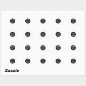 aangepast, uniek, strak & minimalistisch hershey®' sticker (Vel)