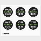 aangepast, uniek, strak & minimalistisch hershey®' vierkante sticker (Vel)