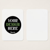 aangepast, uniek, strak & minimalistisch hershey®' visitekaartje (Voorkant /achterkant)