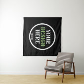 aangepast, uniek, strak & minimalistisch hershey®' wandkleed (In Situ (horizontaal))
