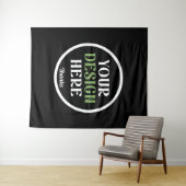 aangepast, uniek, strak & minimalistisch hershey®' wandkleed (In Situ (horizontaal))