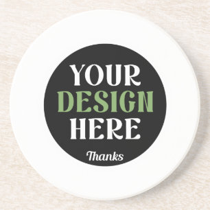 aangepast, uniek, strak & minimalistisch hershey®' zandsteen onderzetter