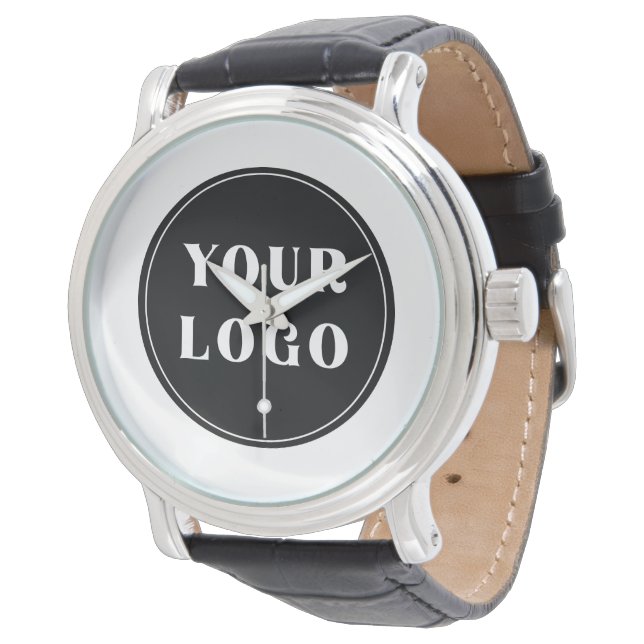 aangepast, uniek, strak & minimalistisch horloge (Gekanteld)