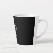 aangepast, uniek, strak & minimalistisch latte mok (Rechts)