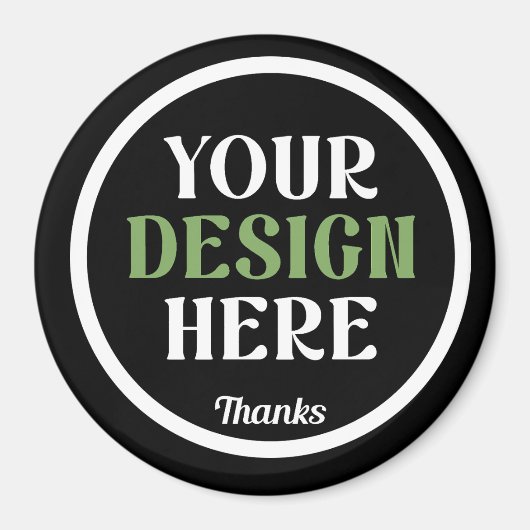 aangepast, uniek, strak & minimalistisch magneet (Voorkant)