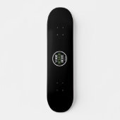 aangepast, uniek, strak & minimalistisch persoonlijk skateboard (Voorkant)