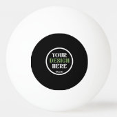 aangepast, uniek, strak & minimalistisch pingpongbal (Voorkant)