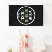aangepast, uniek, strak & minimalistisch spandoek (Insitu)
