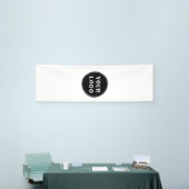 aangepast, uniek, strak & minimalistisch spandoek (Beurs)