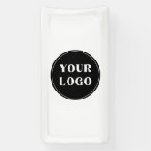 aangepast, uniek, strak & minimalistisch spandoek (Verticaal)