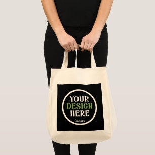 aangepast, uniek, strak & minimalistisch tote bag