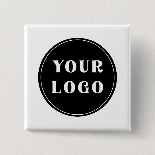 aangepast, uniek, strak & minimalistisch vierkante button 5,1 cm (Voorkant)