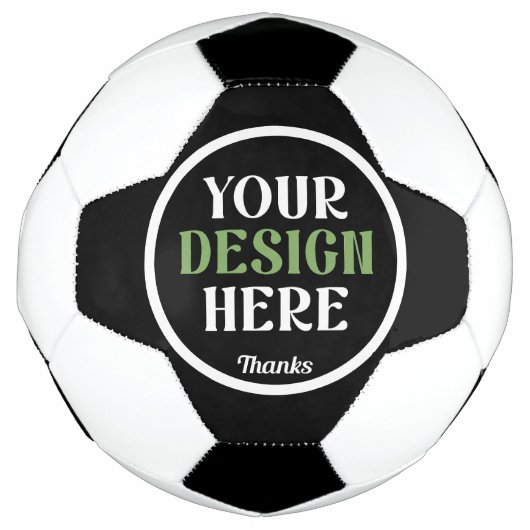 aangepast, uniek, strak & minimalistisch voetbal (Voorkant)